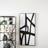 Monochrome Linen Art Rectangle